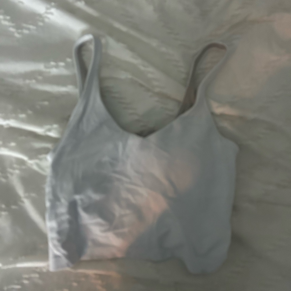 White lululemon align tank